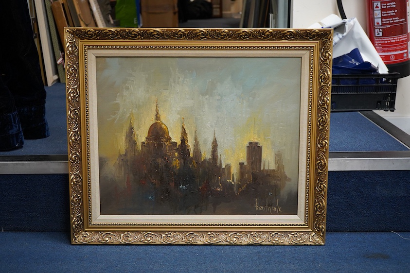Ben Maile (1922-2017), ‘The Majesty of Wren’, oil on canvas, signed, 39 x 49cm